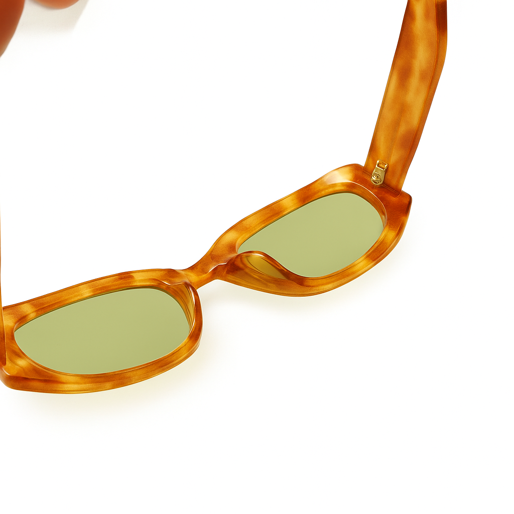 Hadley Orange Patterned Sunnies
