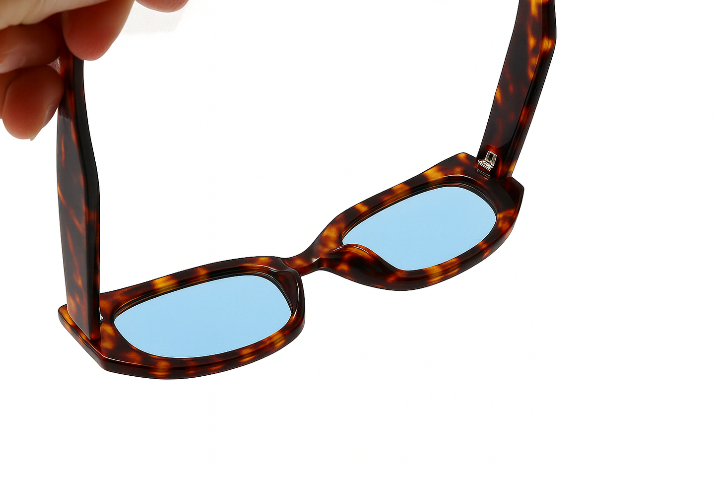 Hadley Blue Patterned Sunnies
