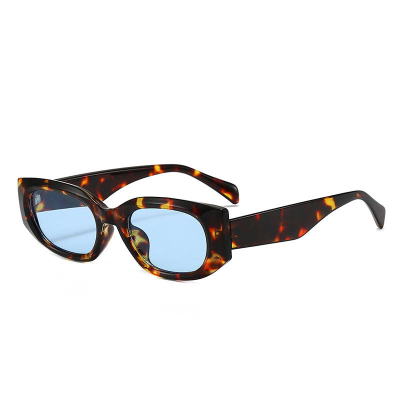 Hadley Blue Patterned Sunnies
