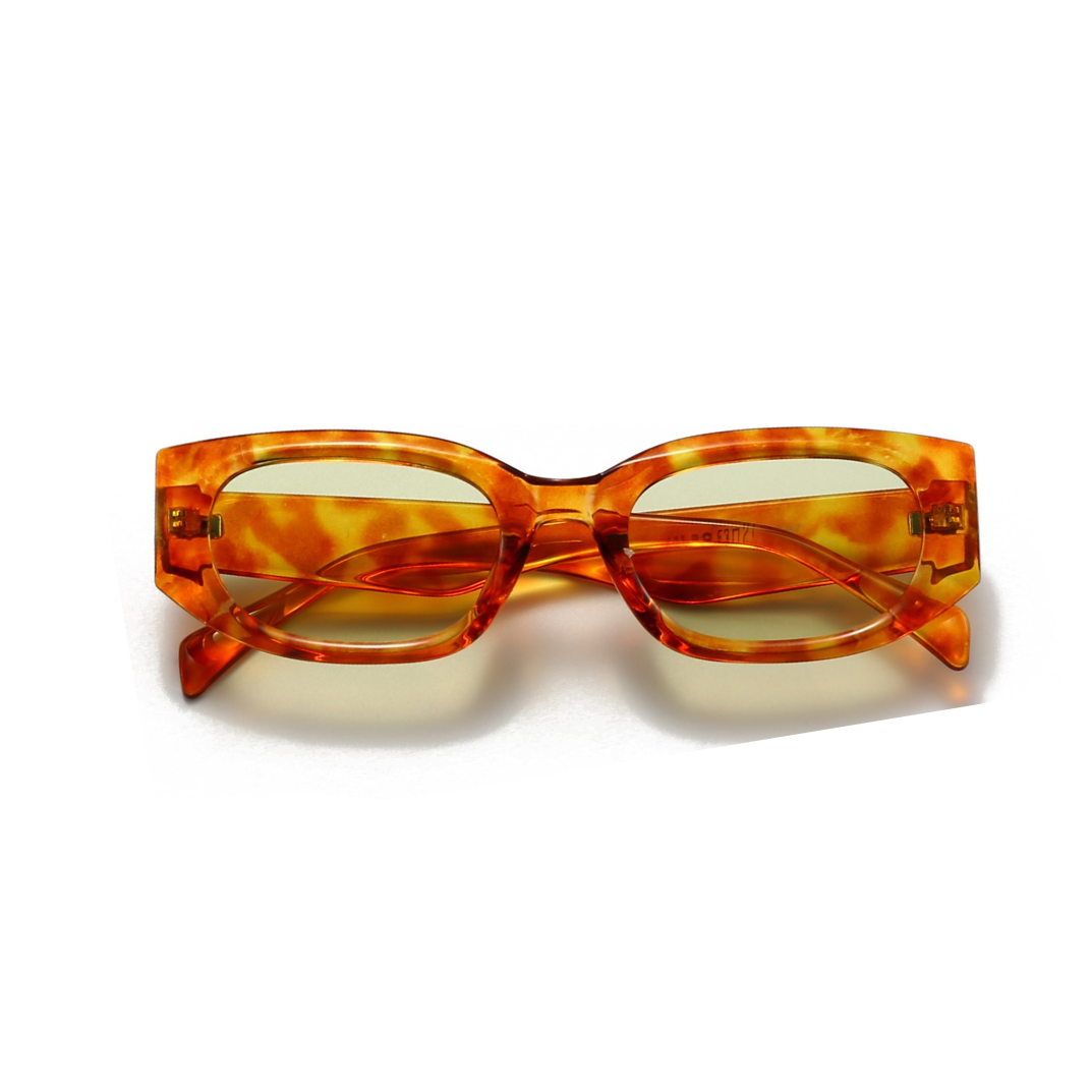 Hadley Orange Patterned Sunnies
