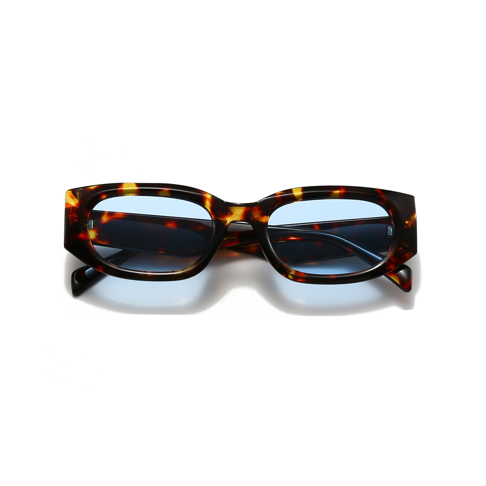 Hadley Blue Patterned Sunnies