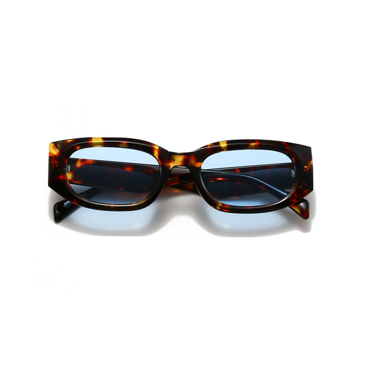 Hadley Blue Patterned Sunnies