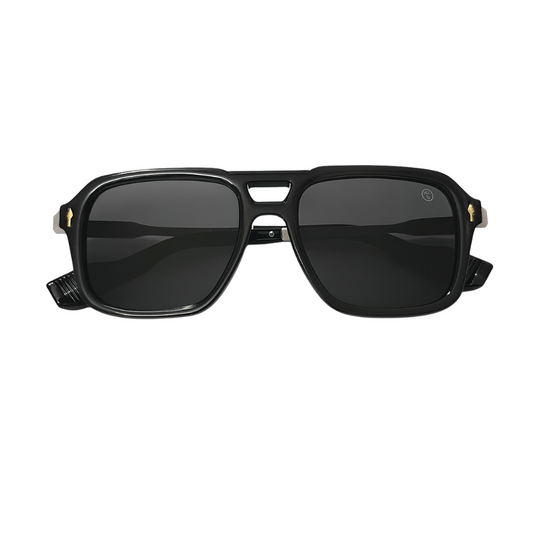 Combat Black Polarized Sunglass