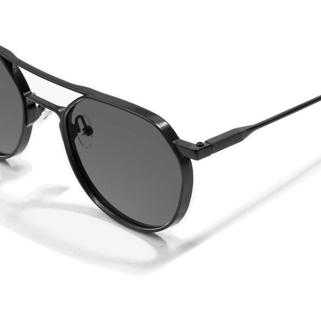 Atlas Black Polarized Sunglass