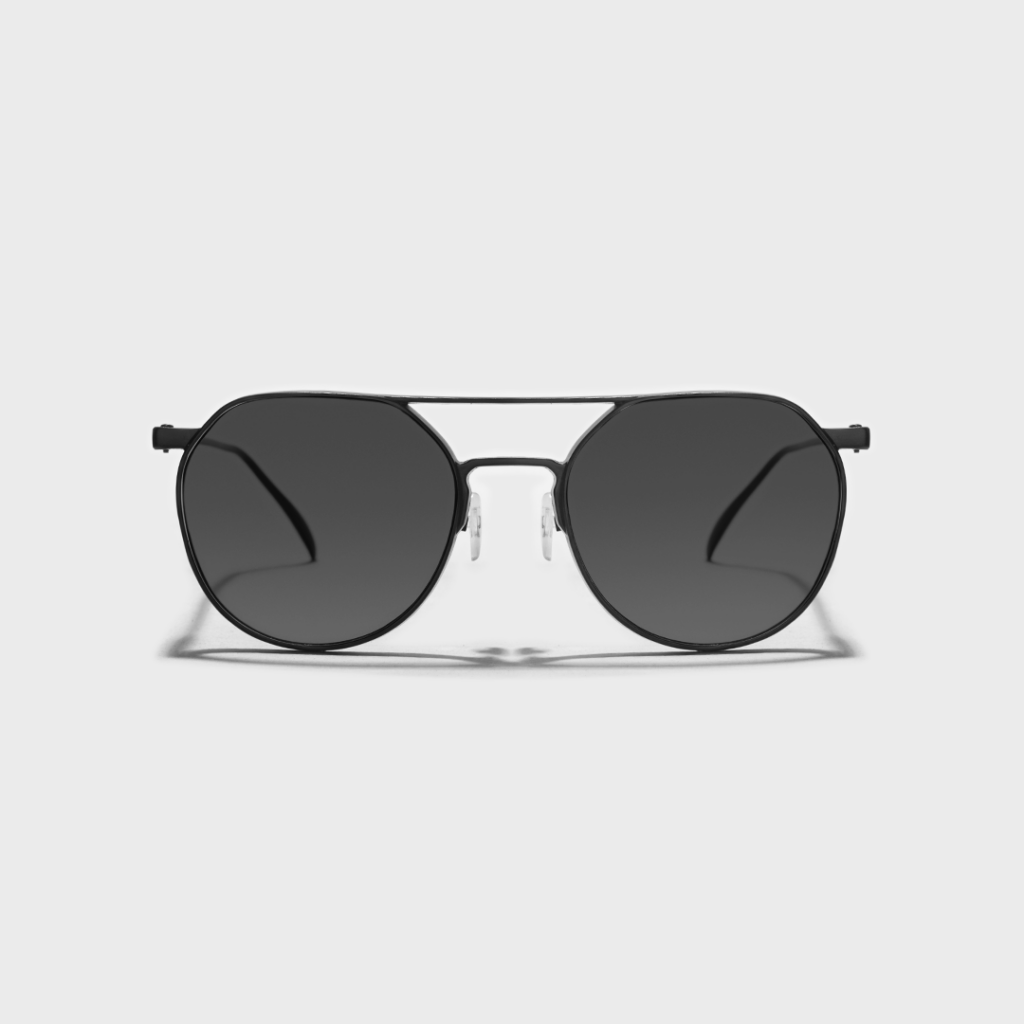 Atlas Black Polarized Sunglass
